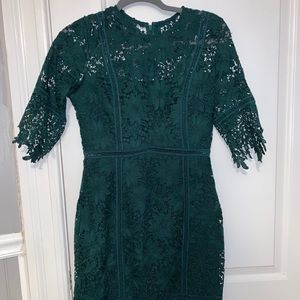 Green Lace Dress